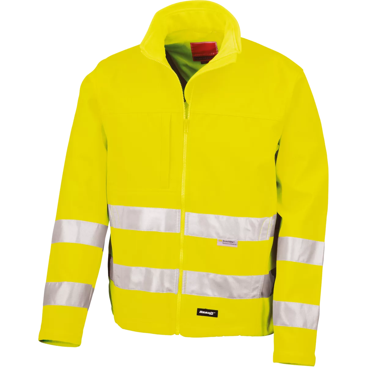 Hi-vis Softshelljack Fluorescent Yellow