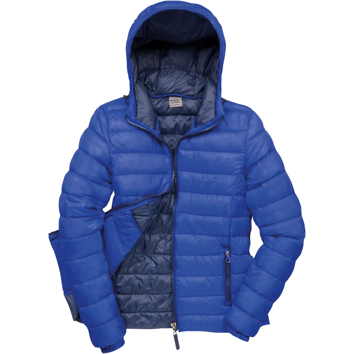 Womens Snow Bird jack met capuchon Royal Blue / Navy