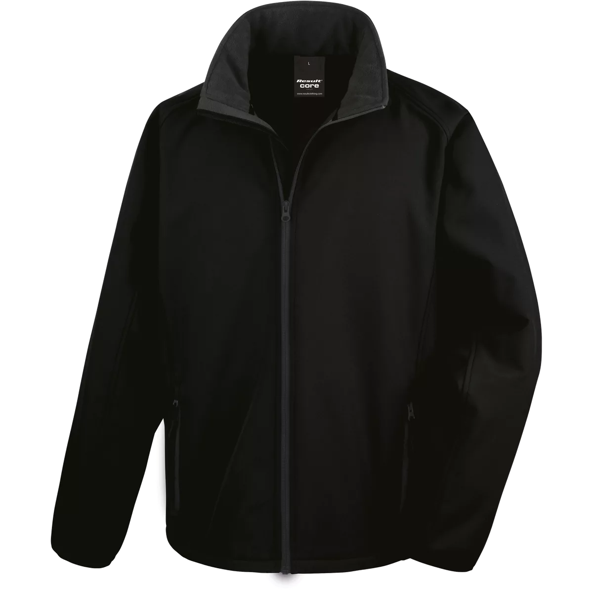 Core Printable Soft Shell Black / Black