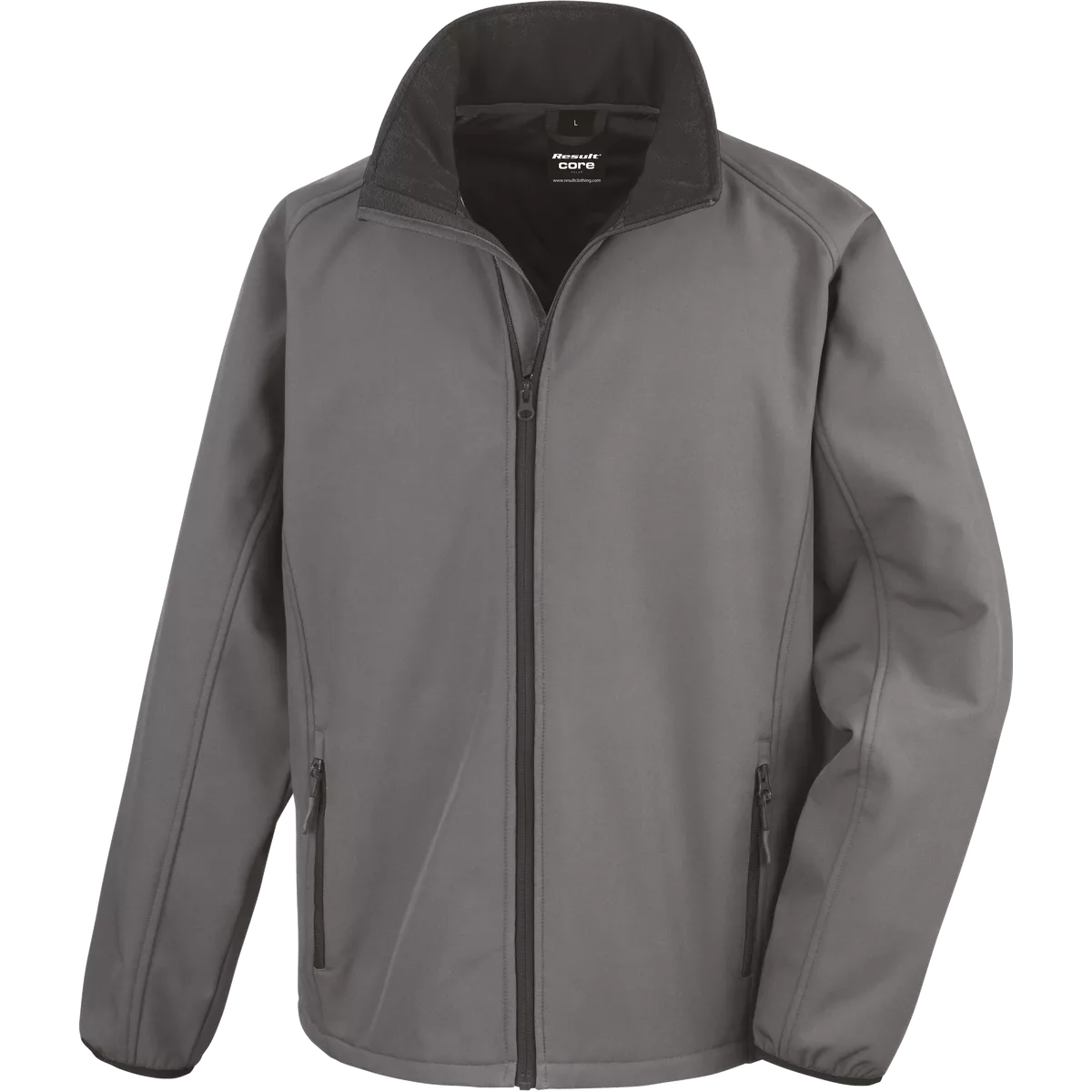 Core Printable Soft Shell Charcoal / Black