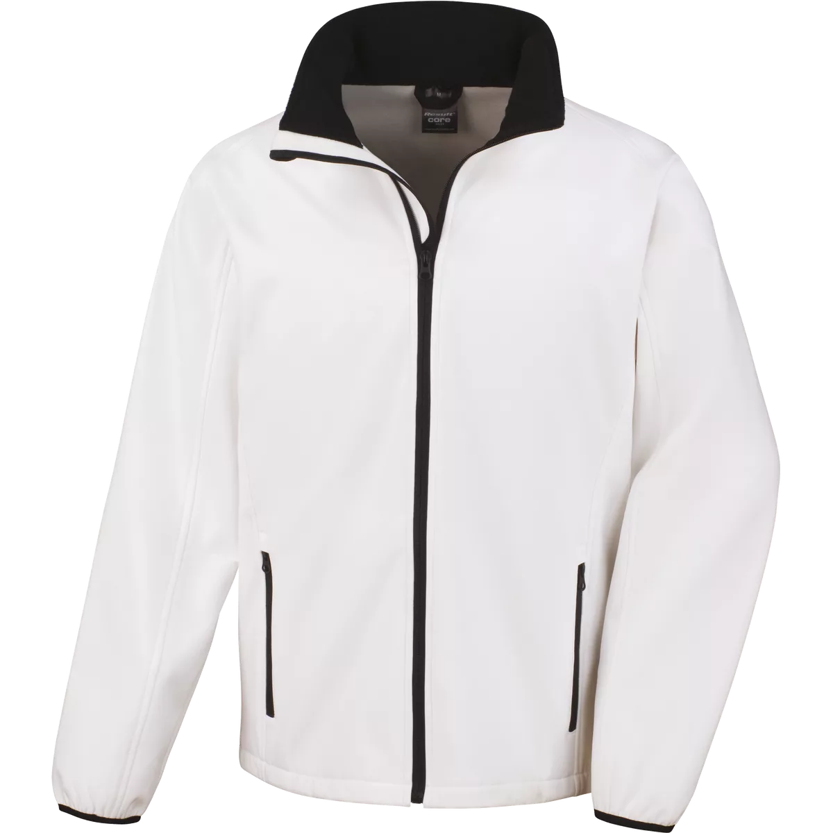 Core Printable Soft Shell White / Black
