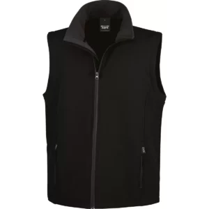 Core Printable Softshell Bodywarmer Black / Black