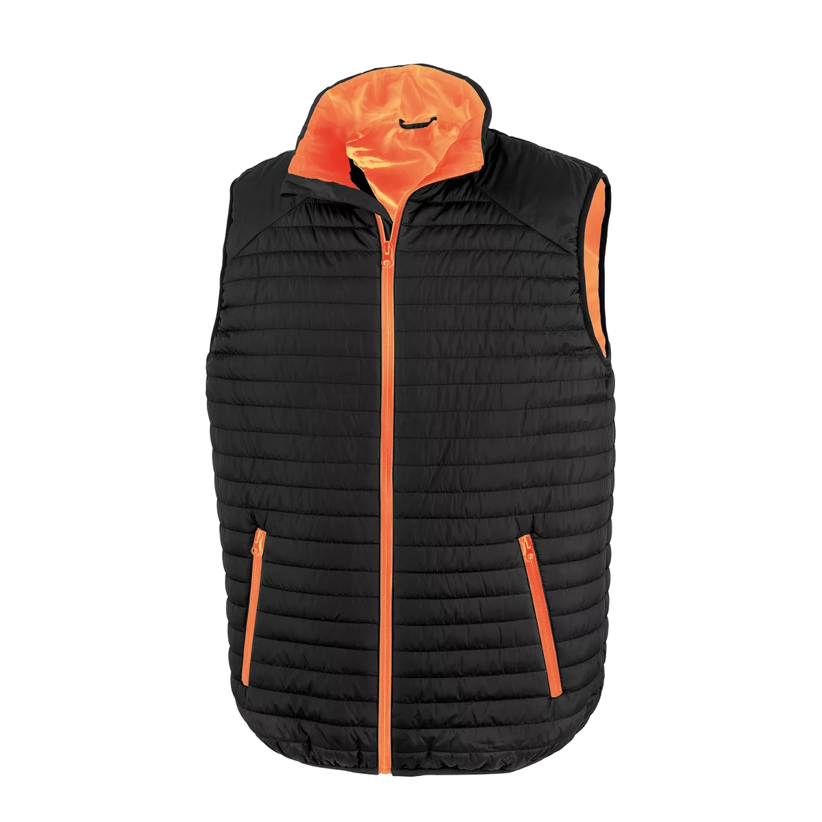 Bodywarmer Thermoquilt Black / Orange