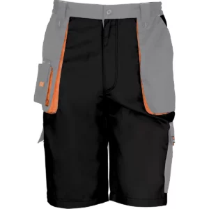 Work-guard Lite bermuda Black / Grey / Orange