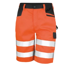 Cargo veiligheidsshort Fluorescent Orange