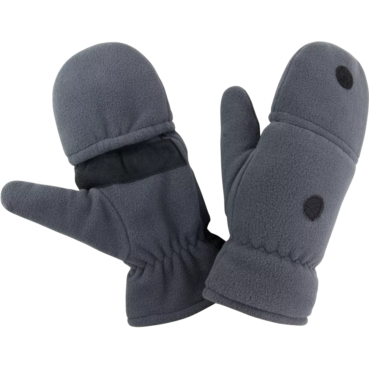 Palmgrip vingerloze handschoenen met want Grey