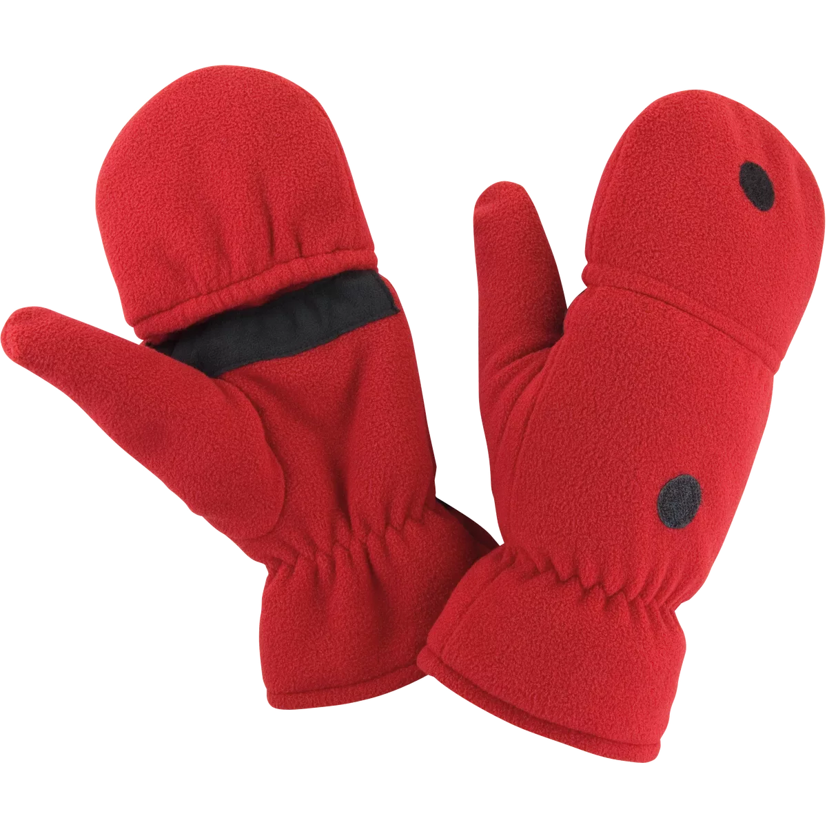 Palmgrip vingerloze handschoenen met want Red