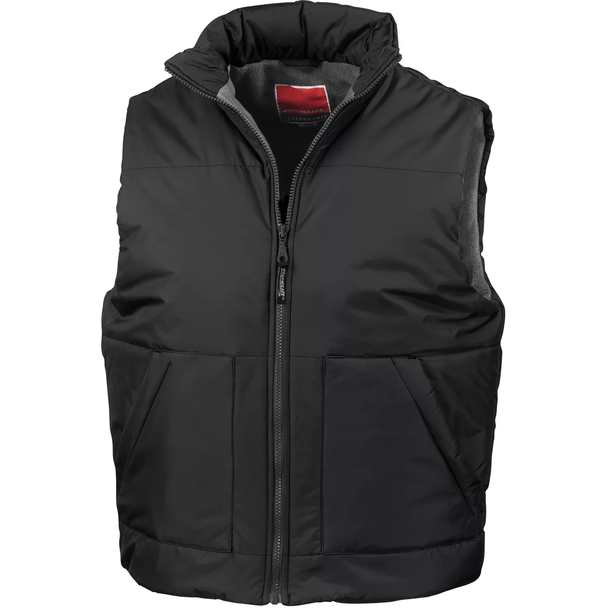 Met fleece gevoerde bodywarmer Black