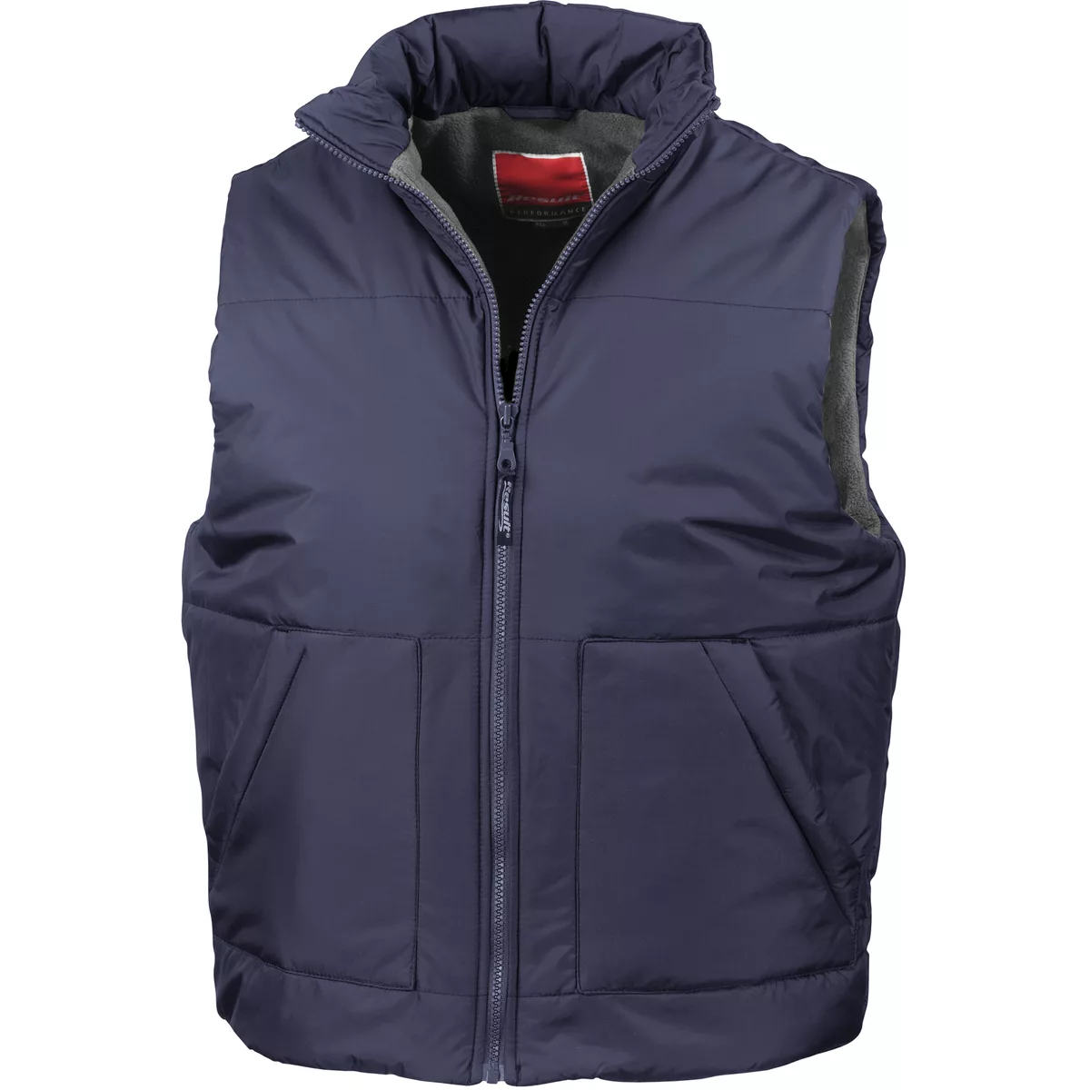 Met fleece gevoerde bodywarmer Navy