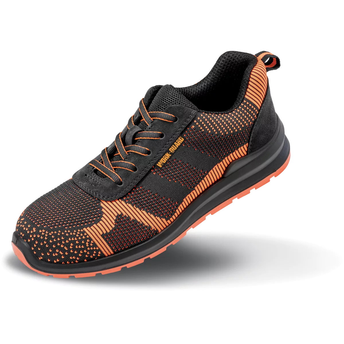 Veiligheidsschoen “Hardy safety trainer” Black / Orange