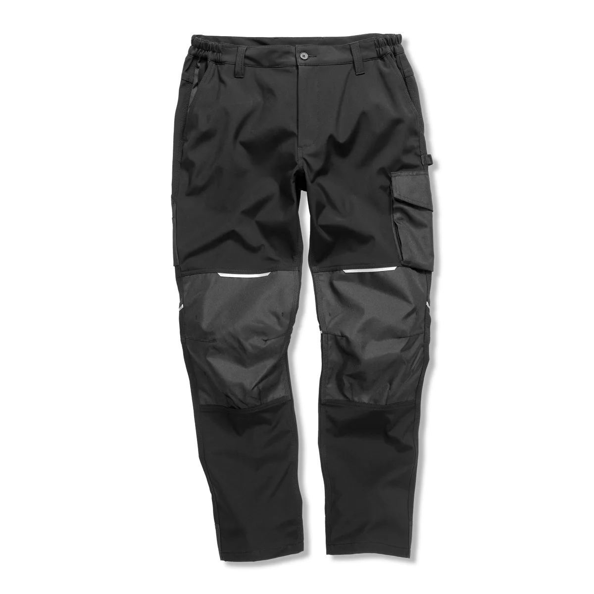 Slim werkbroek Softshell Black