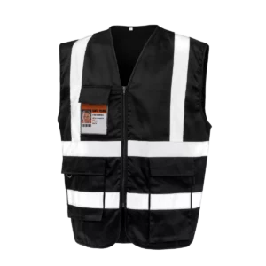 Veiligheidshesje met rits Black