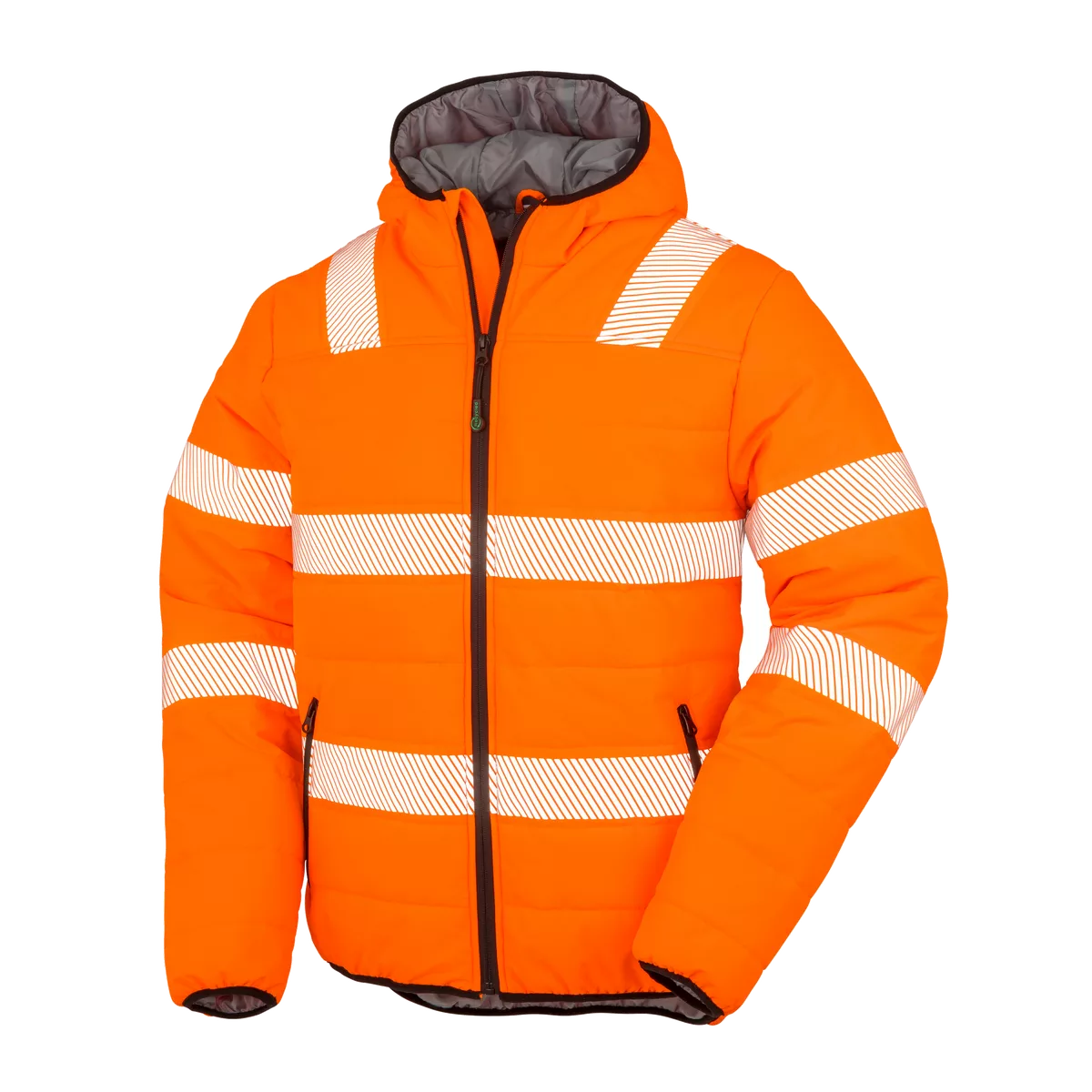 Gerecycled gewatteerd jack ripstop Fluorescent Orange