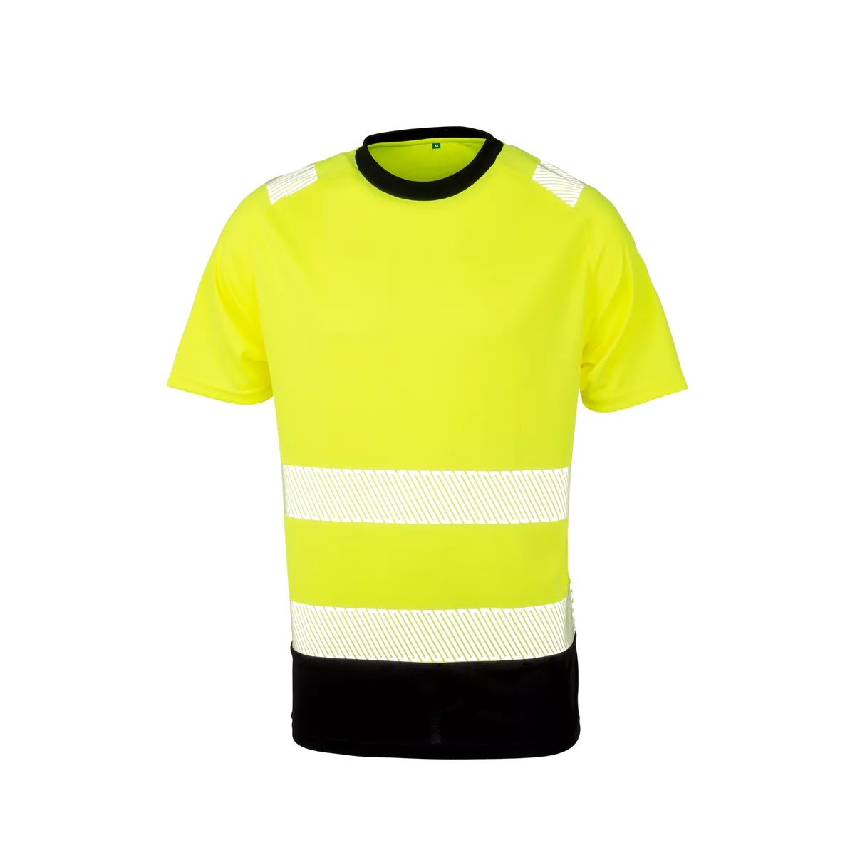 Gerecycled veiligheids-T-shirt Yellow / Black