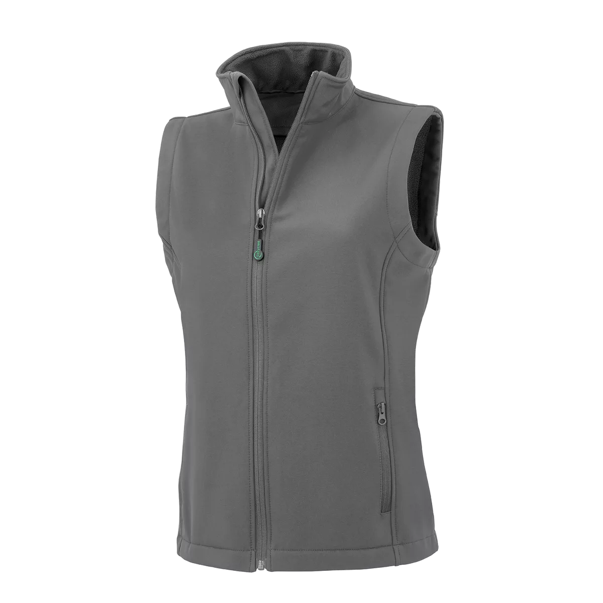 Gerecycleerde dames softshell-bodywarmer Grey