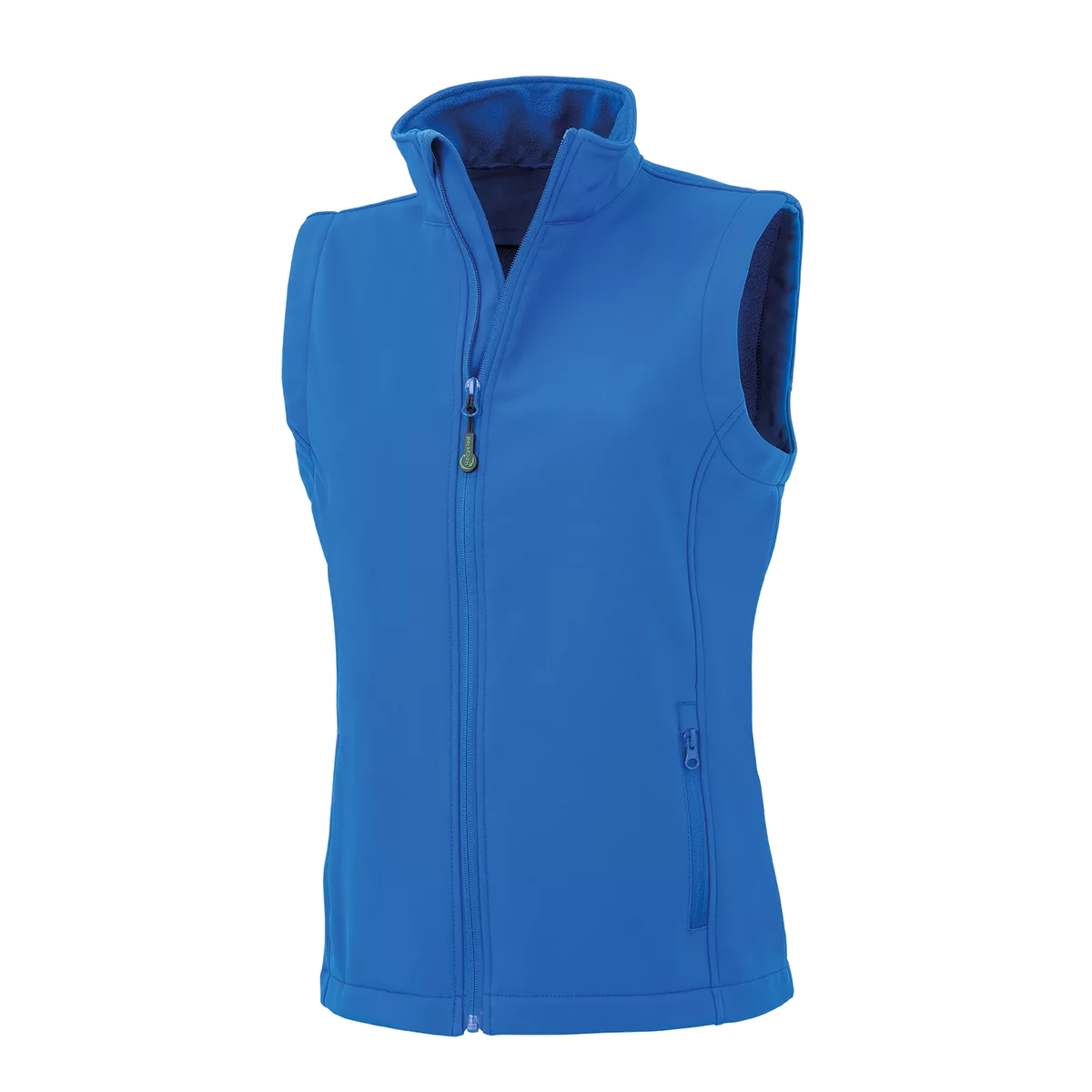 Gerecycleerde dames softshell-bodywarmer Royal