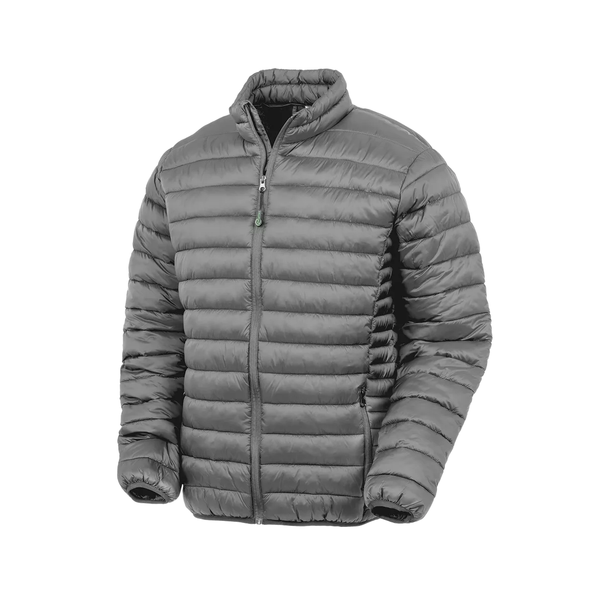 Gerecycled gewatteerd jack zonder capuchon Frost grey
