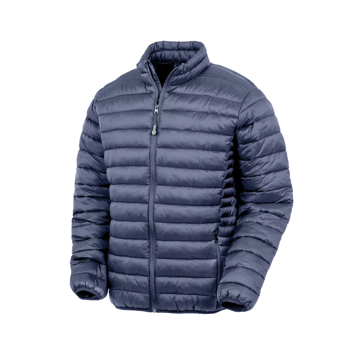 Gerecycled gewatteerd jack zonder capuchon Navy