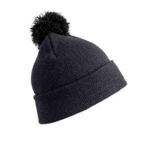 Pomponmuts Beanie Black