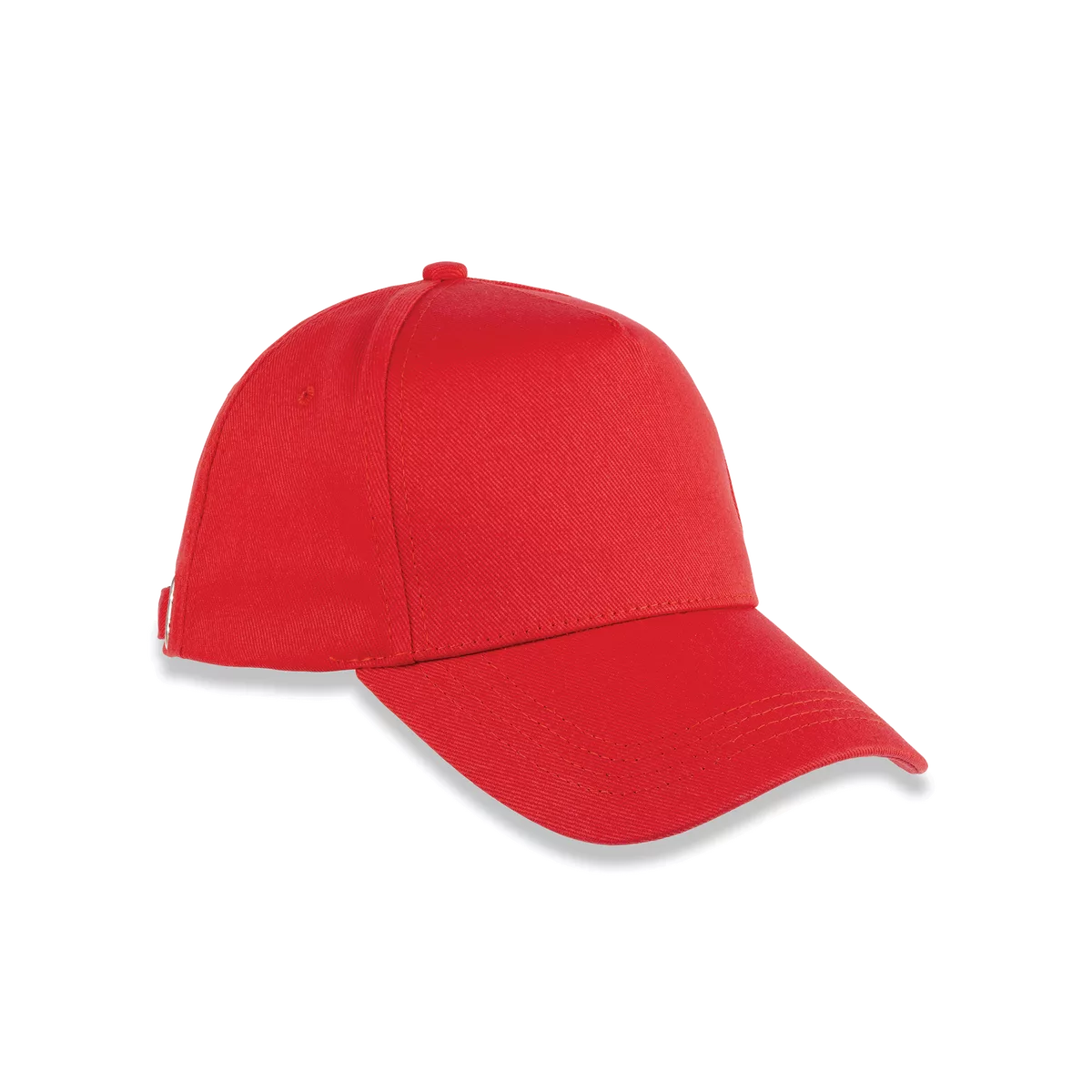 5-panel pet van biologisch katoen Red