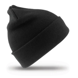 Muts van gerecycled polyester Black