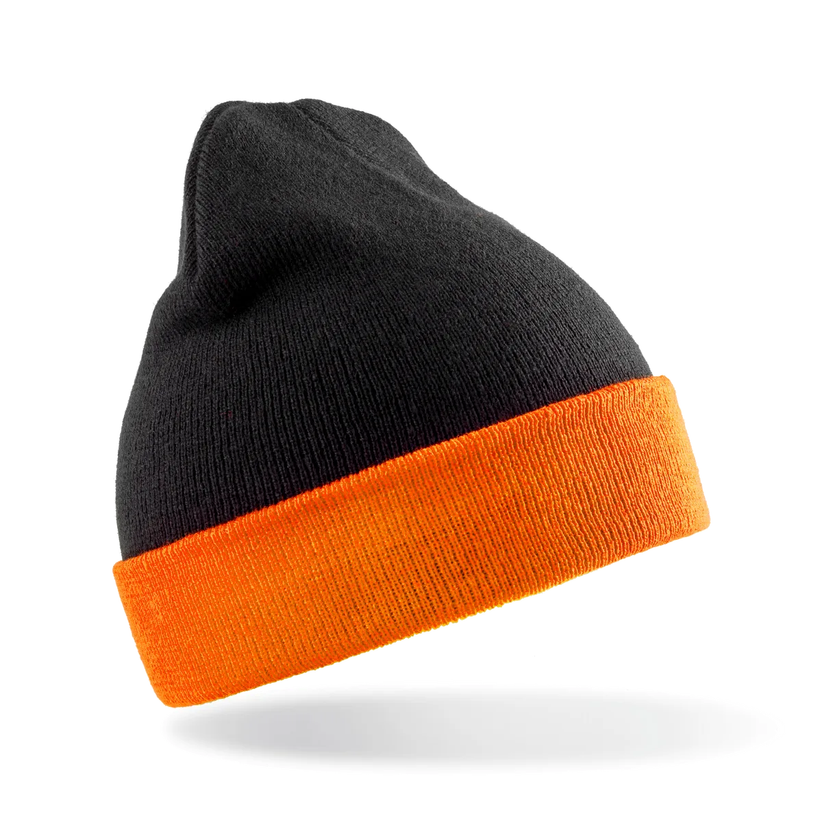 Gerecyclede klassieke muts Black / Orange