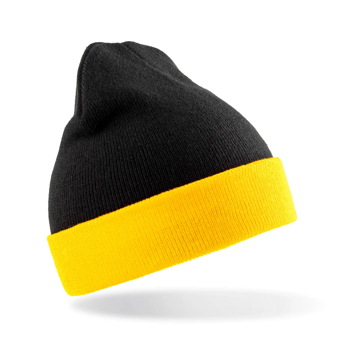Gerecyclede klassieke muts Black / Yellow
