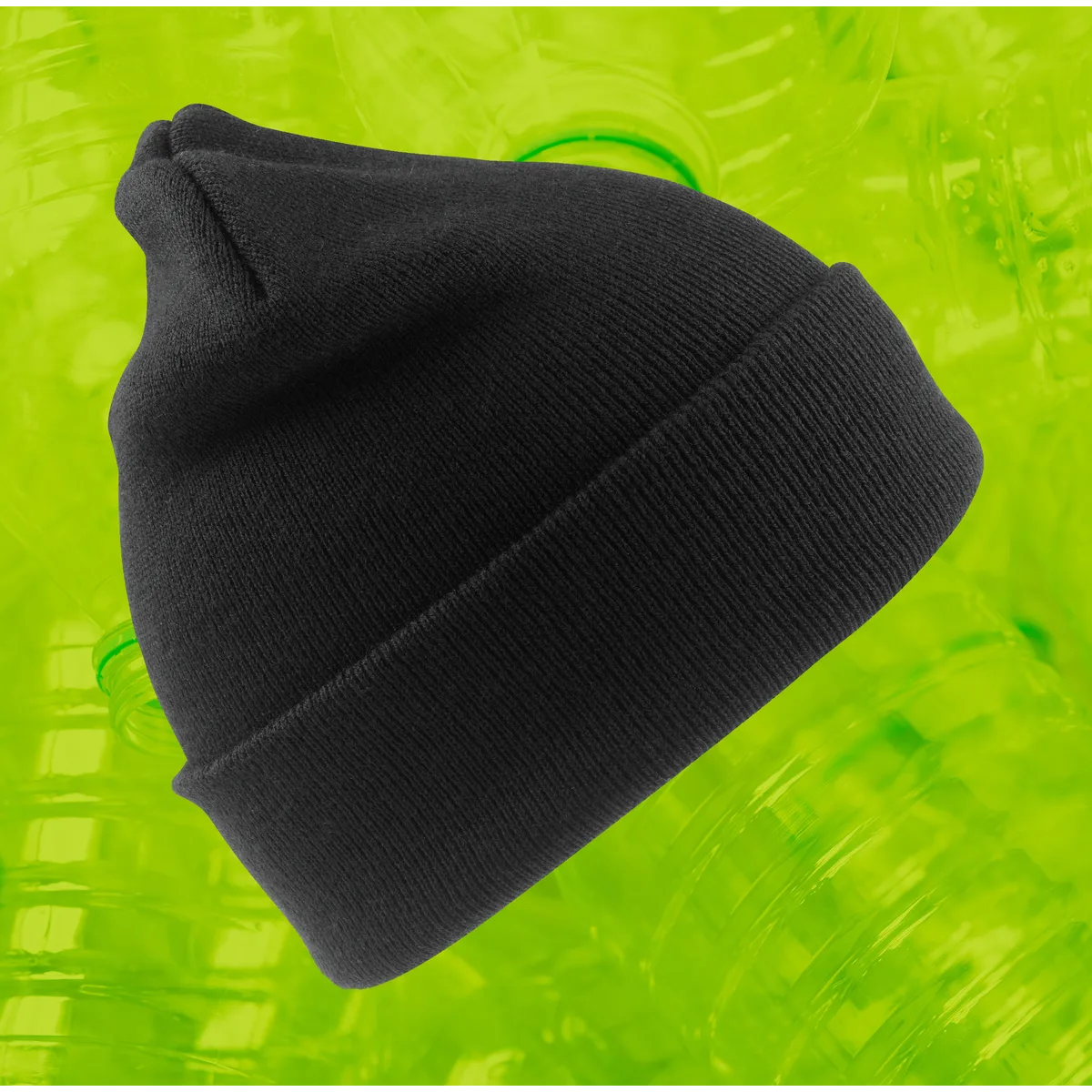 Gerecyclede Thinsulate™ muts Black