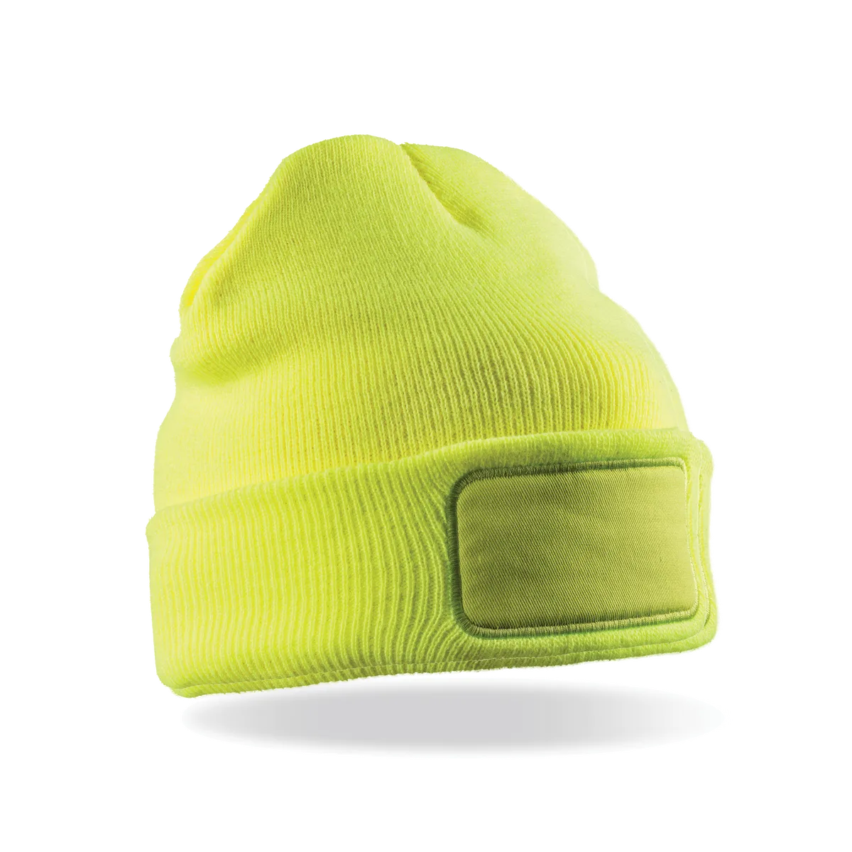 Bedrukbare muts van gerecycled Thinsulate™ Fluorescent Yellow