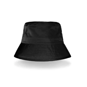 Gerecyclede bucket hat Black