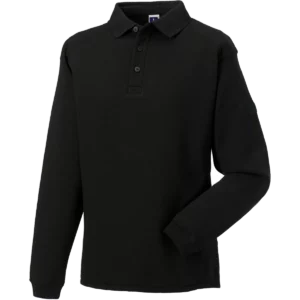 Heavy Duty sweater met kraag Black