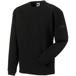 Heavy Duty ronde hals sweater Black