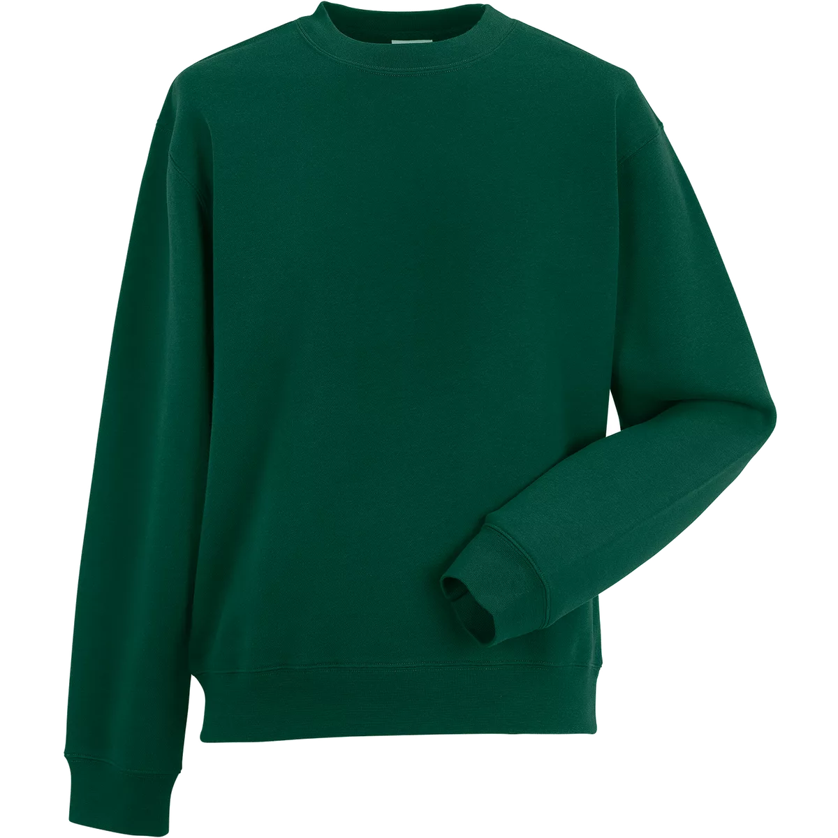 Authentic Sweater met ronde hals Bottle Green