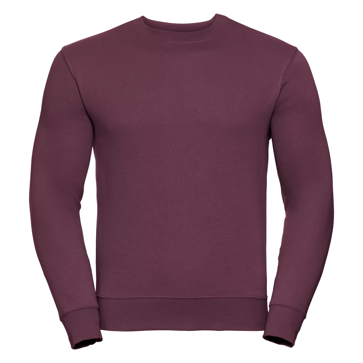 Authentic Sweater met ronde hals Burgundy