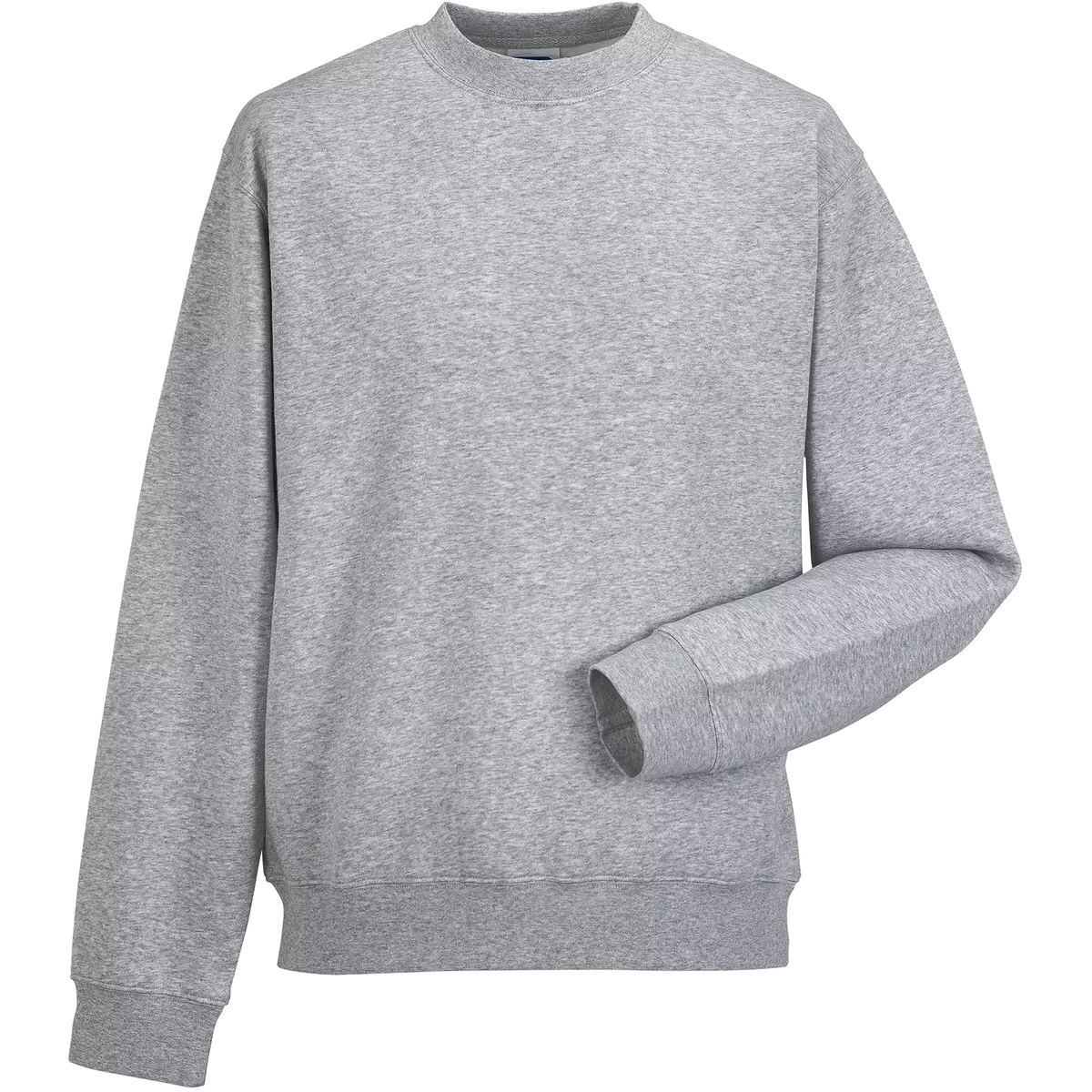 Authentic Sweater met ronde hals Light Oxford