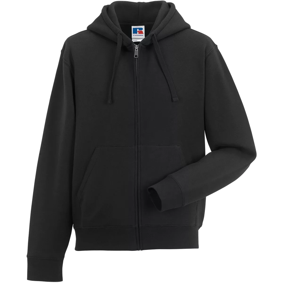 Authentic Sweatvest met capuchon Black