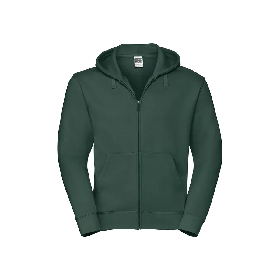 Authentic Sweatvest met capuchon Bottle Green