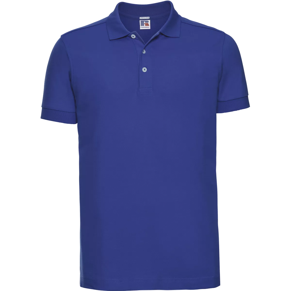 Men’s Stretch Polo Shirt Azure blue