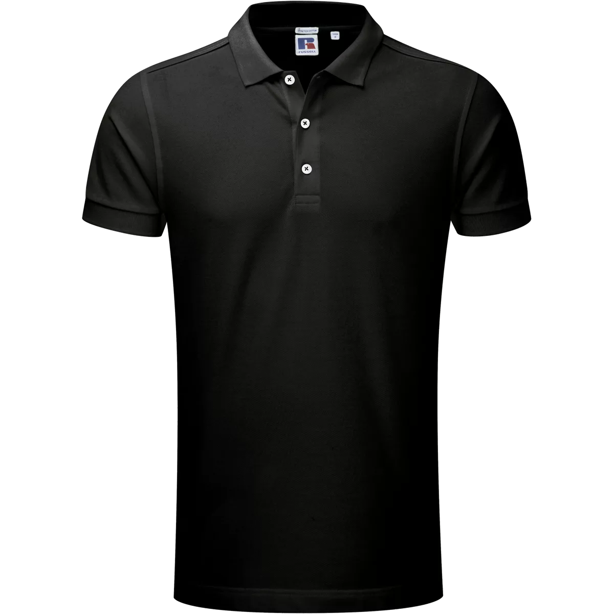 Men’s Stretch Polo Shirt Black