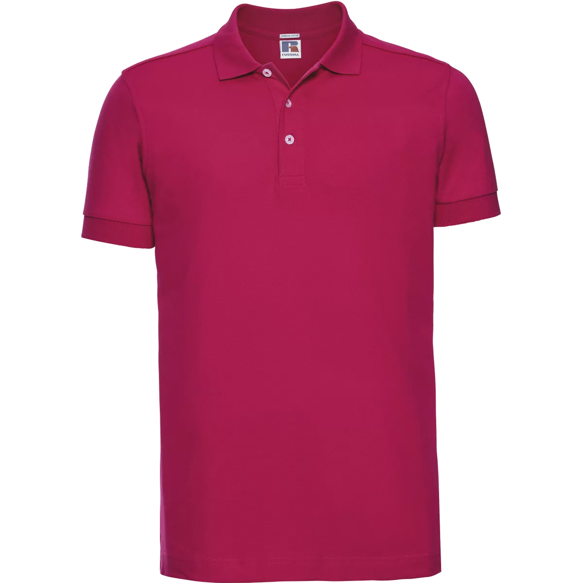 Men’s Stretch Polo Shirt Fuchsia