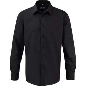 Men’s Long Sleeve Ultimate Non-iron Shirt Black