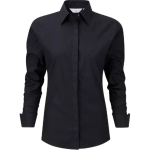 Ladies’ Long Sleeve Ultimate Stretch Black