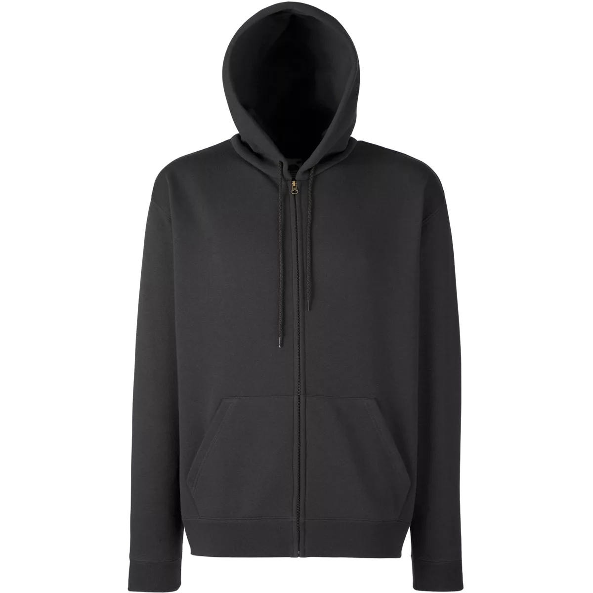 Men’s Premium Full Zip Hooded Sweatshirt (62-034-0) Charcoal