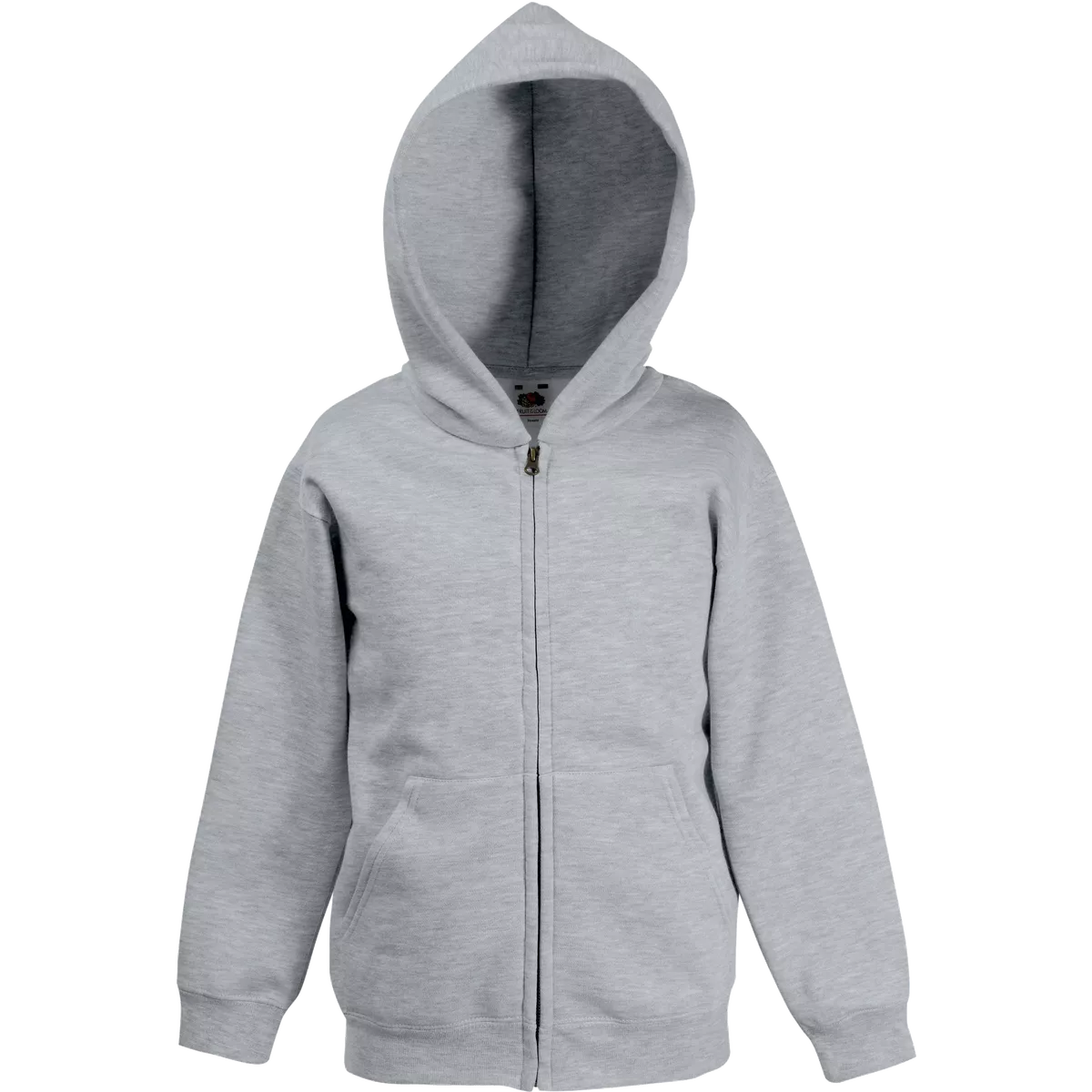 Kids Classic sweatvest met capuchon (62-045-0) Heather Grey