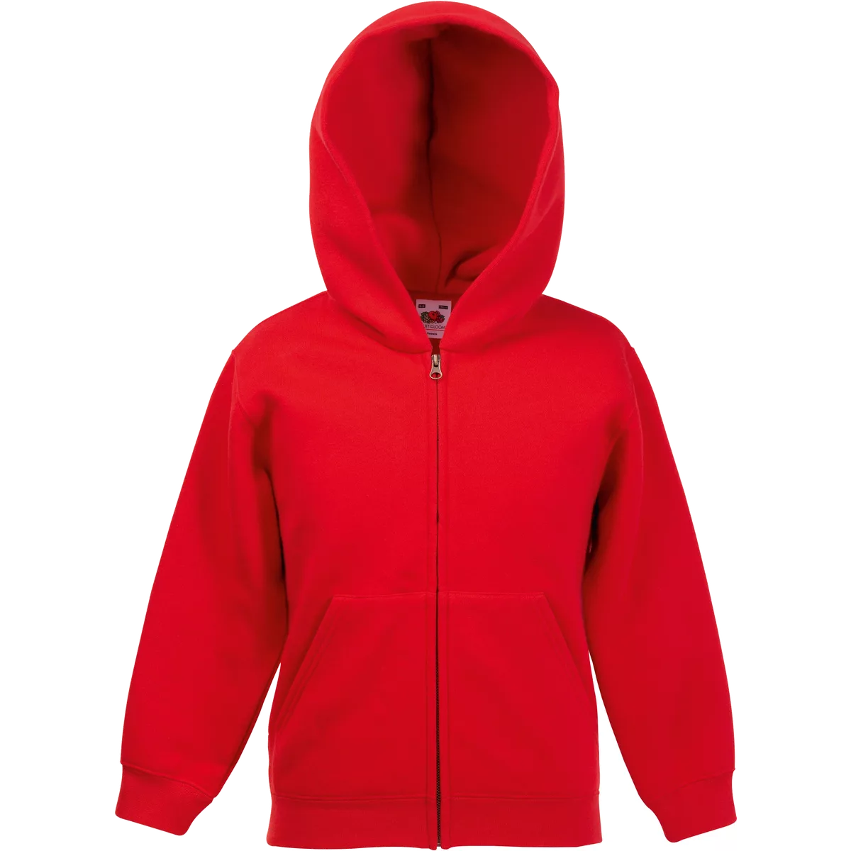 Kids Classic sweatvest met capuchon (62-045-0) Red