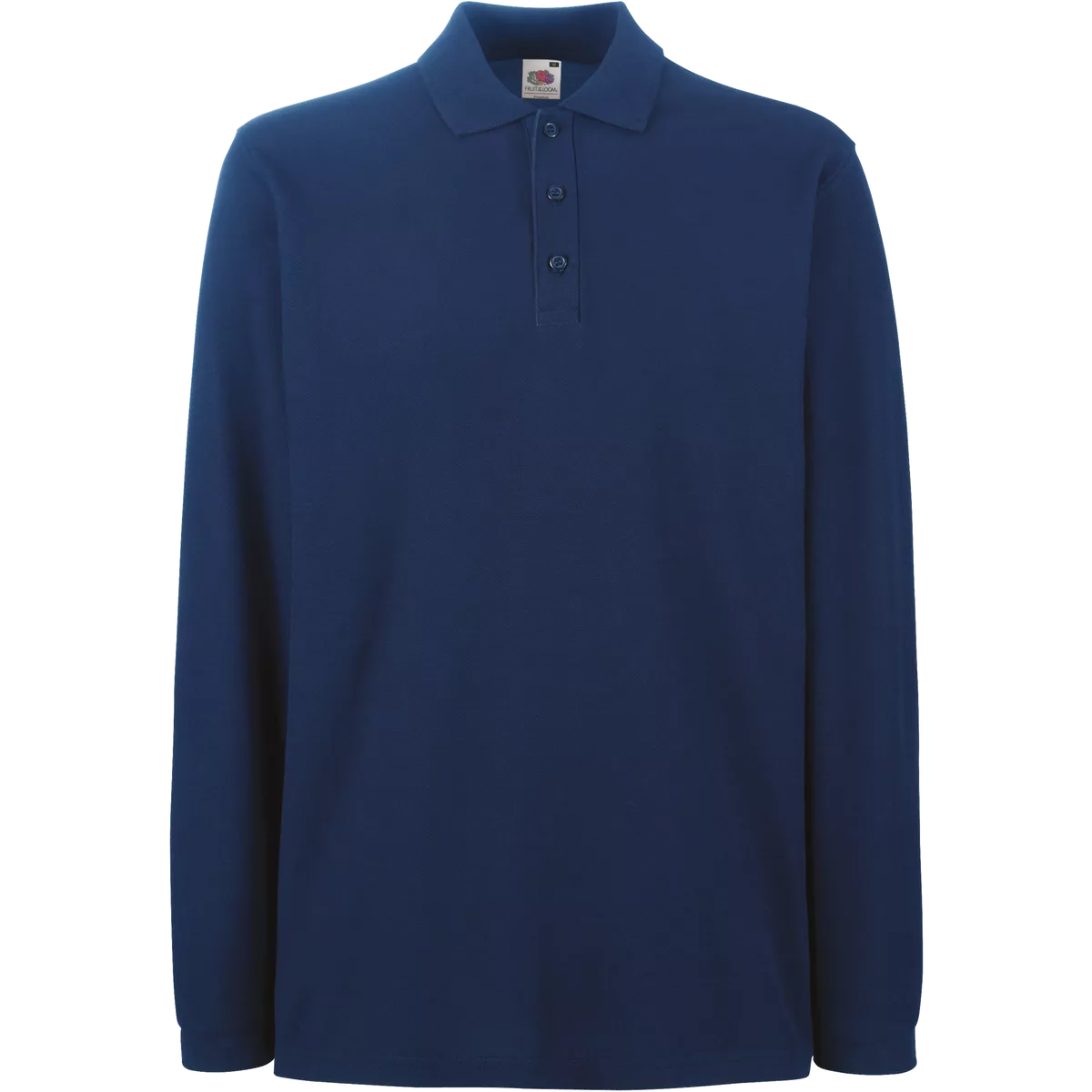 Premium polo lange mouwen (63-310-0) Navy