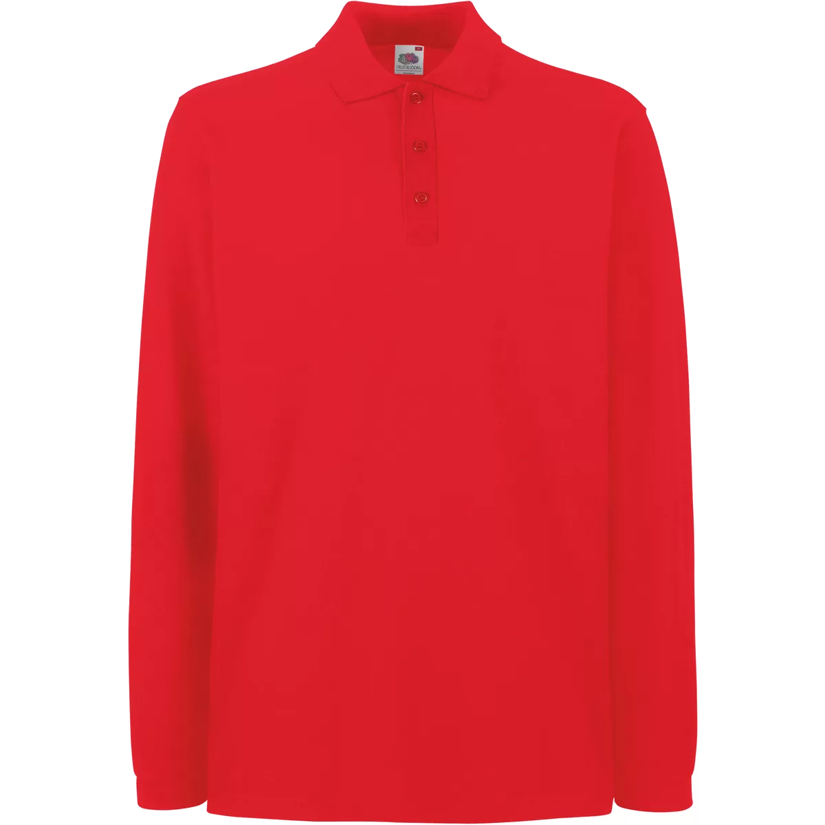 Premium polo lange mouwen (63-310-0) Red