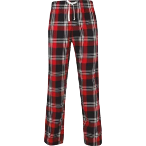 Men’s tartan lounge broek Red / Navy Check