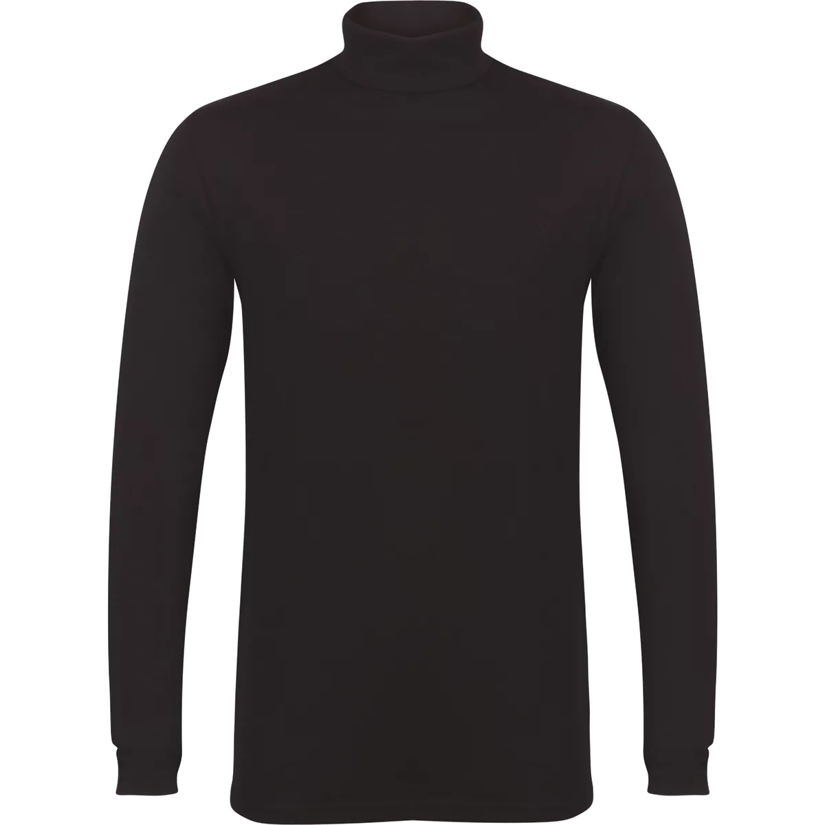 Men’s Feel Good Stretch Rolkraag Neck Top Black