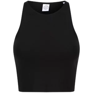 Korte damestop Black